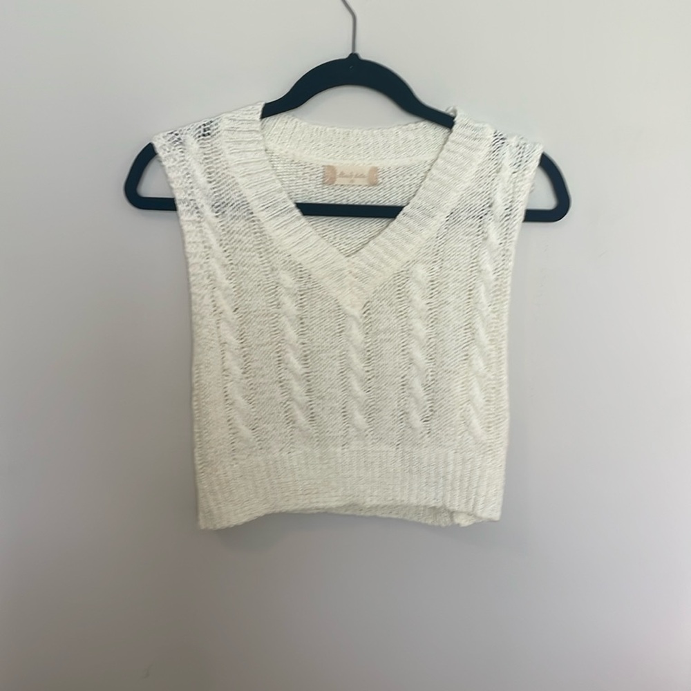 Altered state new with tags crop sweater vest